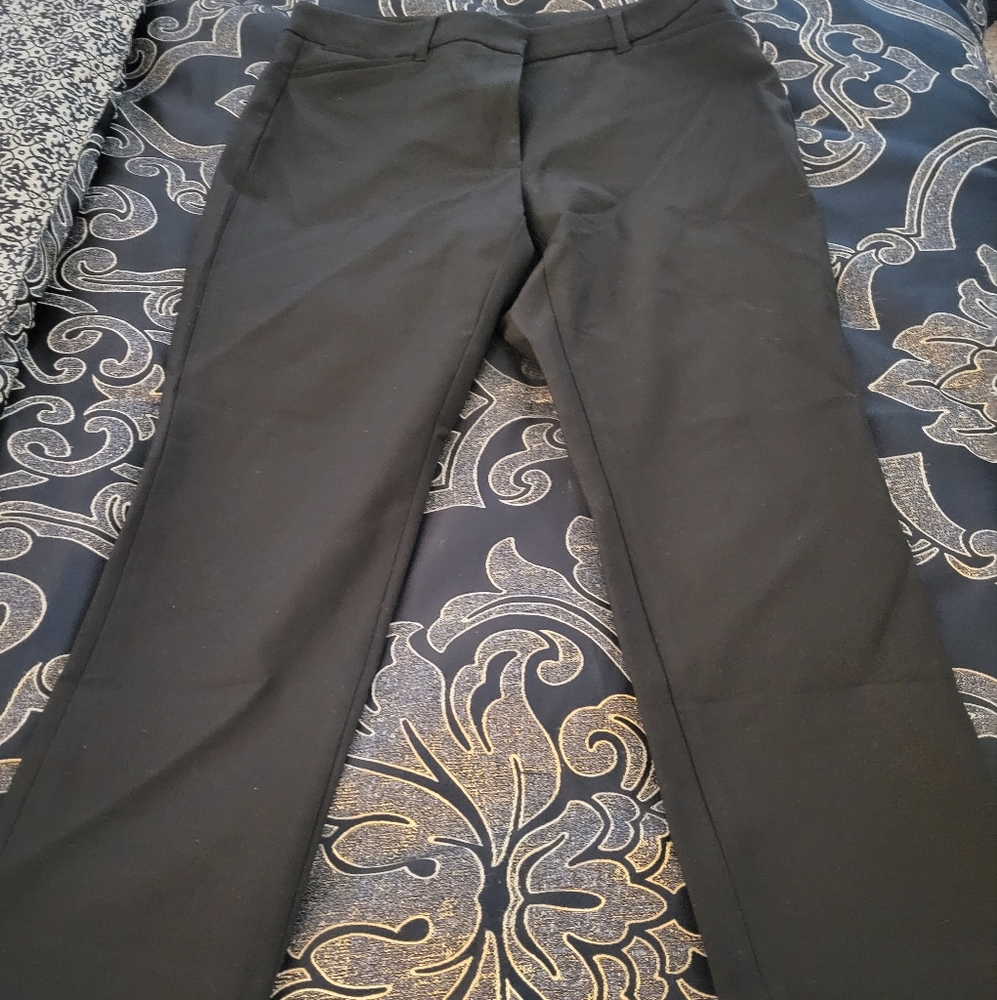 White House Black Market Women's Elegant Black Dress Pants)